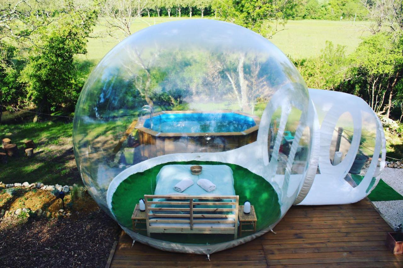 La Bulle Etoile Hotell Allegre Les Fumades Eksteriør bilde
