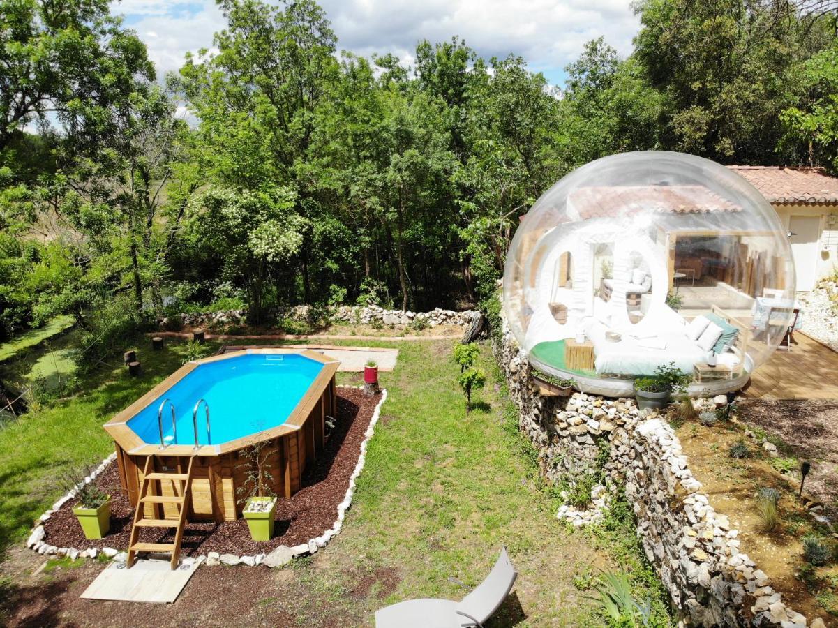 La Bulle Etoile Hotell Allegre Les Fumades Eksteriør bilde