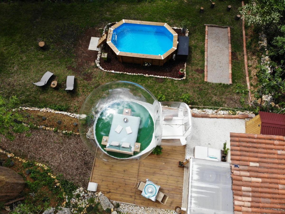 La Bulle Etoile Hotell Allegre Les Fumades Eksteriør bilde